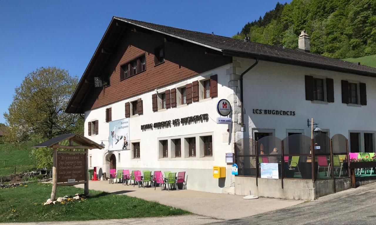 Bonne Auberge Les Bugnenets Le Paquier  Buitenkant foto